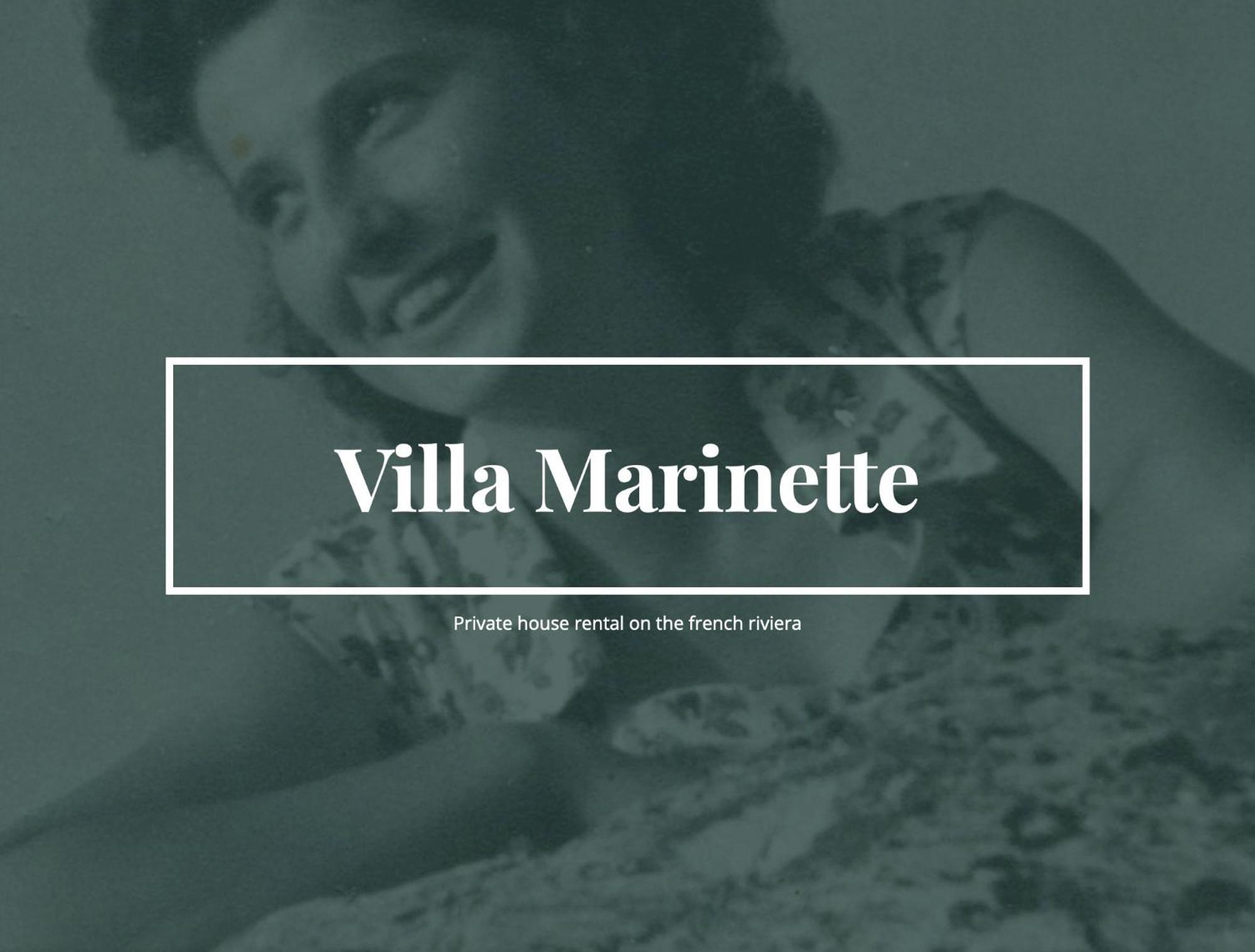 Villa Marinette Juan-les-Pins Exteriör bild